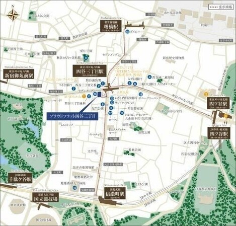 プラウドフラット四谷三丁目の物件内観写真